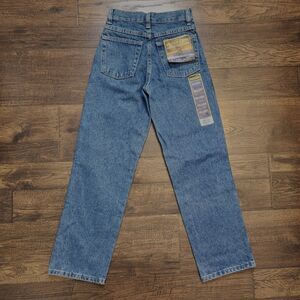 NWD Rustler Relaxed Boys Size 12 Slim Straight Leg Durable Denim Blue Jeans